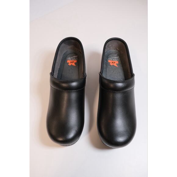 Dansko XP Shoes Womens 39 Black Professional Clogs Leather Work Comfort Low - Picture 5 of 14